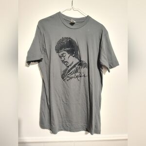 Vintage 90's  JIMI HENDRIX  Velvet Graphics  Dark Gray Core T- Shirt Size L